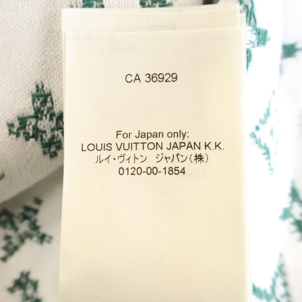 LOUIS VUITTON(ルイヴィトン) 23AW モノグラム グラディエントニットパーカー プルオーバーフーディー グリーン RM232Q USO HNN45W