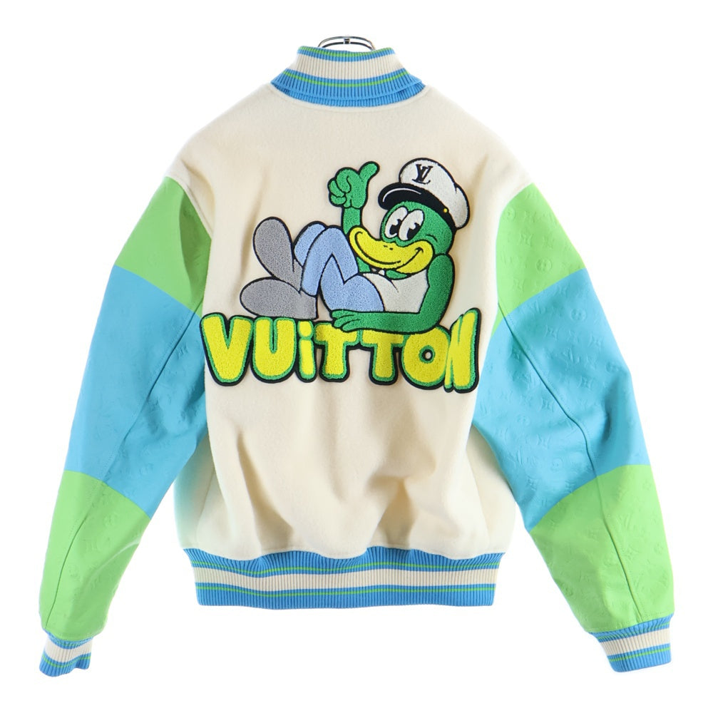 LOUIS VUITTON(ルイヴィトン) 23SS レインボープレイグラウンドバーシティブルゾン スタジャン マルチ RM231 YC8 HOL63E