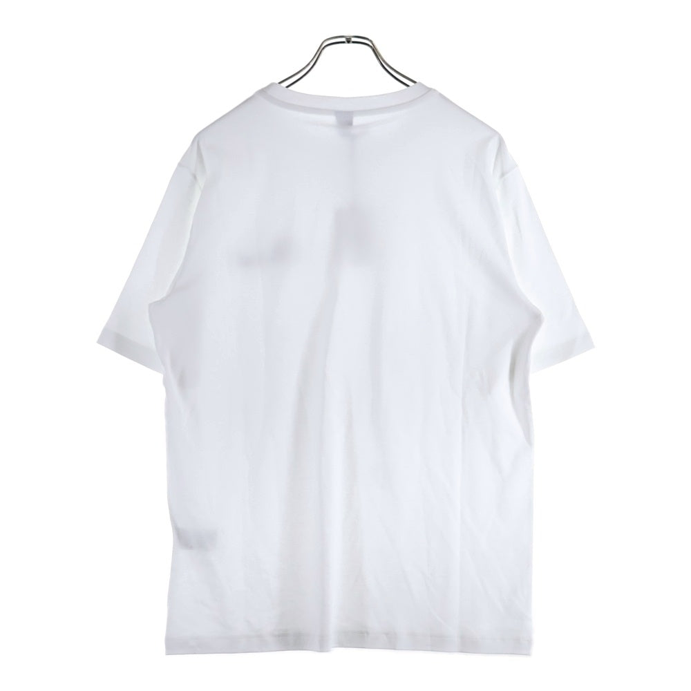 Berluti(ベルルッティ) Thabor スモールロゴ刺繍 クルーネック半袖Tシャツ ホワイト R26JRS124