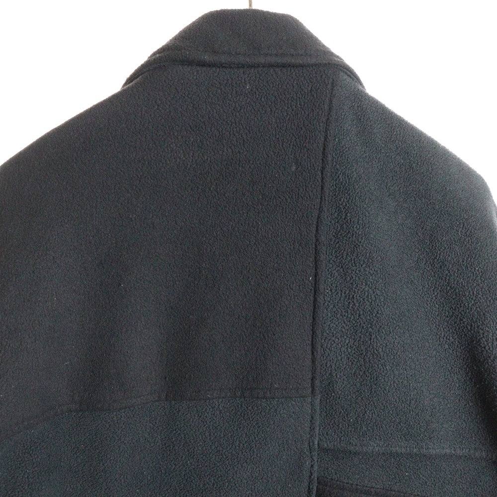 OLD PARK(オールドパーク) THE NORTH FACE ノースフェイス 再構築 フリース ダブルライダースジャケット 裏地星条旗 ブラック