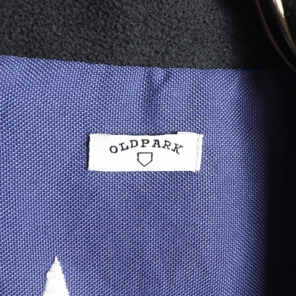 OLD PARK(オールドパーク) THE NORTH FACE ノースフェイス 再構築 フリース ダブルライダースジャケット 裏地星条旗 ブラック