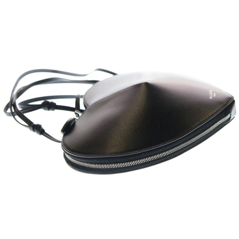 ALAIA(アライア) LE COEUR ショルダーバッグ ワンショルダー 斜め掛け ハートモチーフ カーフスキン ブラック