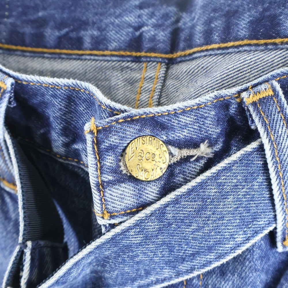 Sacai(サカイ) 25SS ×LEVI'S Denim Pants リーバイス ベルト ウォッシュド デニムパンツ インディゴブルー 25-0962S
