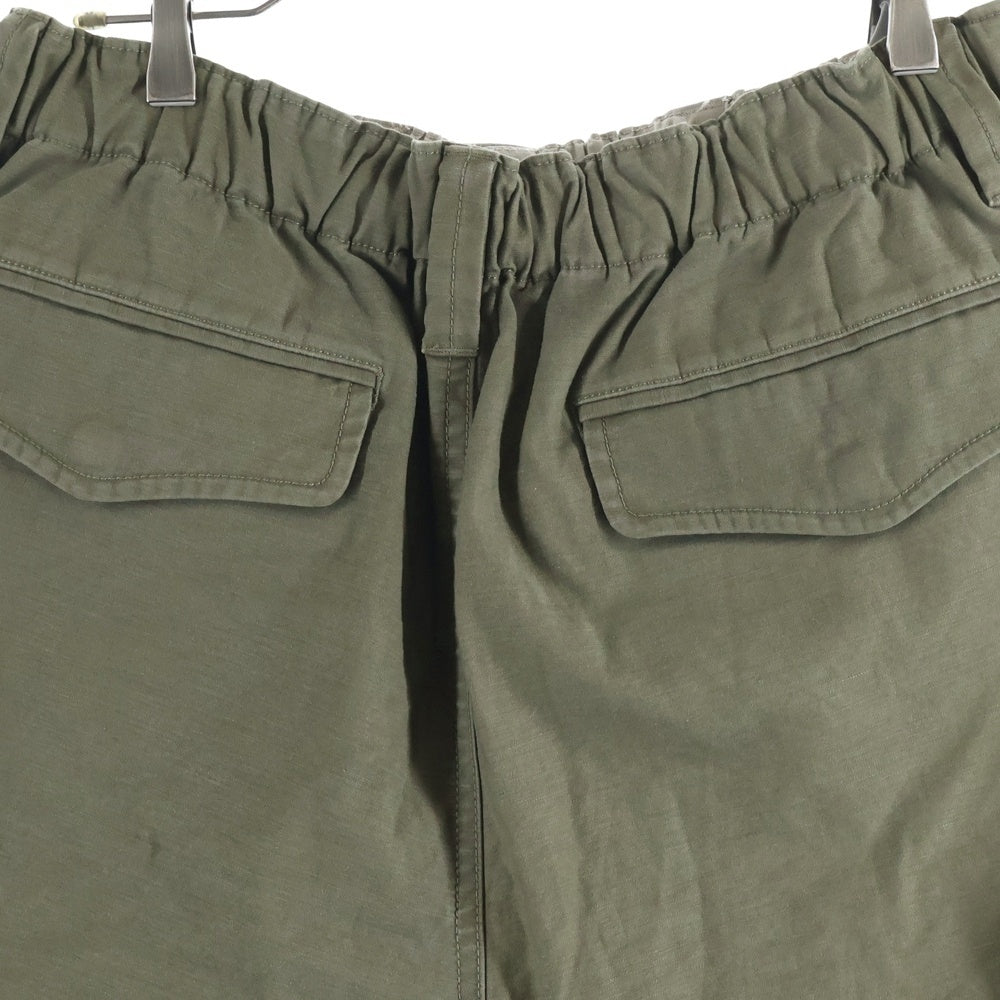 MAISON MIHARAYASUHIRO(メゾンミハラヤスヒロ) FOUR LEGS SHORTS フォーレッグショーツ ドッキング ベージュ/カーキ A14PT042