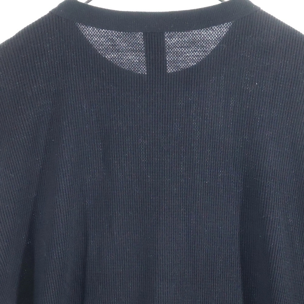 CHROME HEARTS(クロムハーツ) Y NOT CH Embroidery Thermal Long Sleeve Tee ワイノット CH刺繍 サーマル ロングスリーブTシャツ ブラック