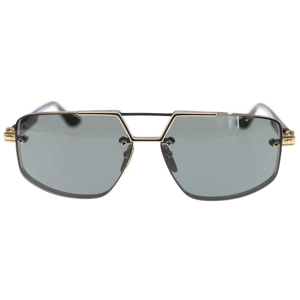 CHROME HEARTS(クロムハーツ) LOVE ROD ダブルブリッジ ウッドフレーム サングラス メガネ ブラウン/ゴールド