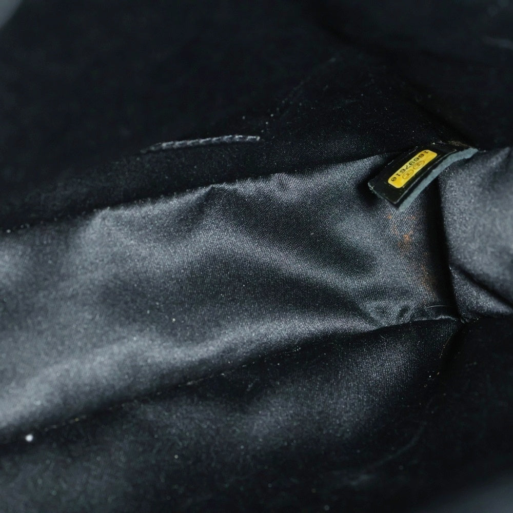 CHANEL(シャネル) GSTチェーン トート ショルダーバッグ マトラッセ キャビアスキン ブラック GD金具