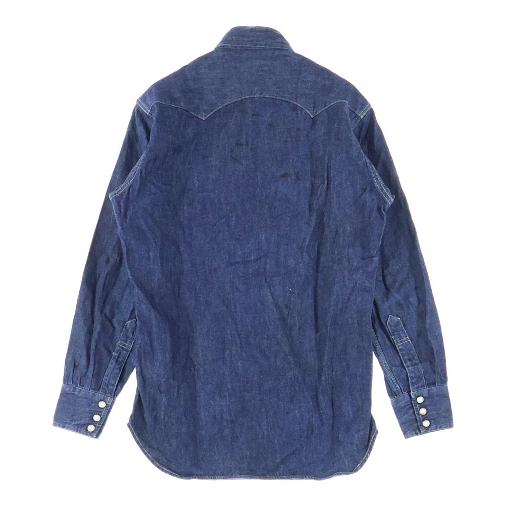 Levi's(リーバイス) BIGE ショートホーン バレンシア デニムシャツ 7205 1018 インディゴ