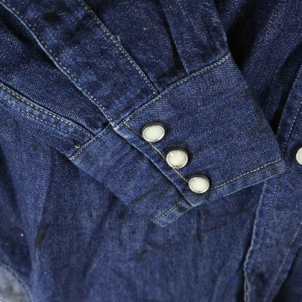 Levi's(リーバイス) BIGE ショートホーン バレンシア デニムシャツ 7205 1018 インディゴ