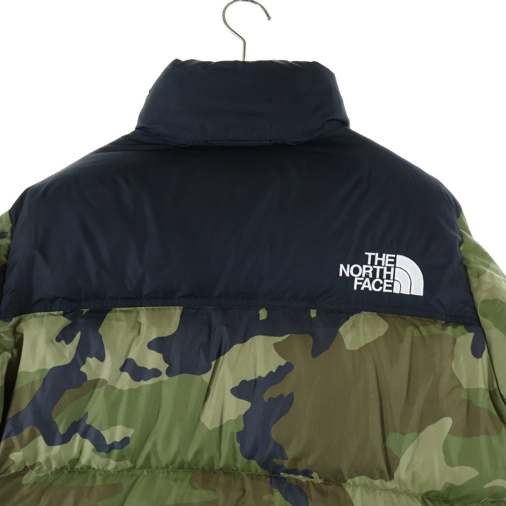 THE NORTH FACE(ザノースフェイス) NUPTSE JACKET ND91842 ヌプシ ダウンジャケット ブラック/カモフラ