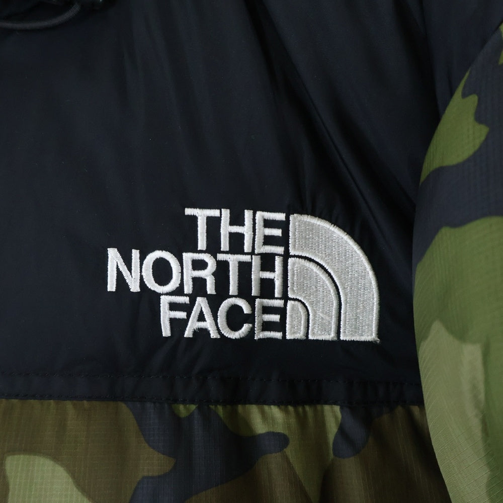 THE NORTH FACE(ザノースフェイス) NUPTSE JACKET ND91842 ヌプシ ダウンジャケット ブラック/カモフラ
