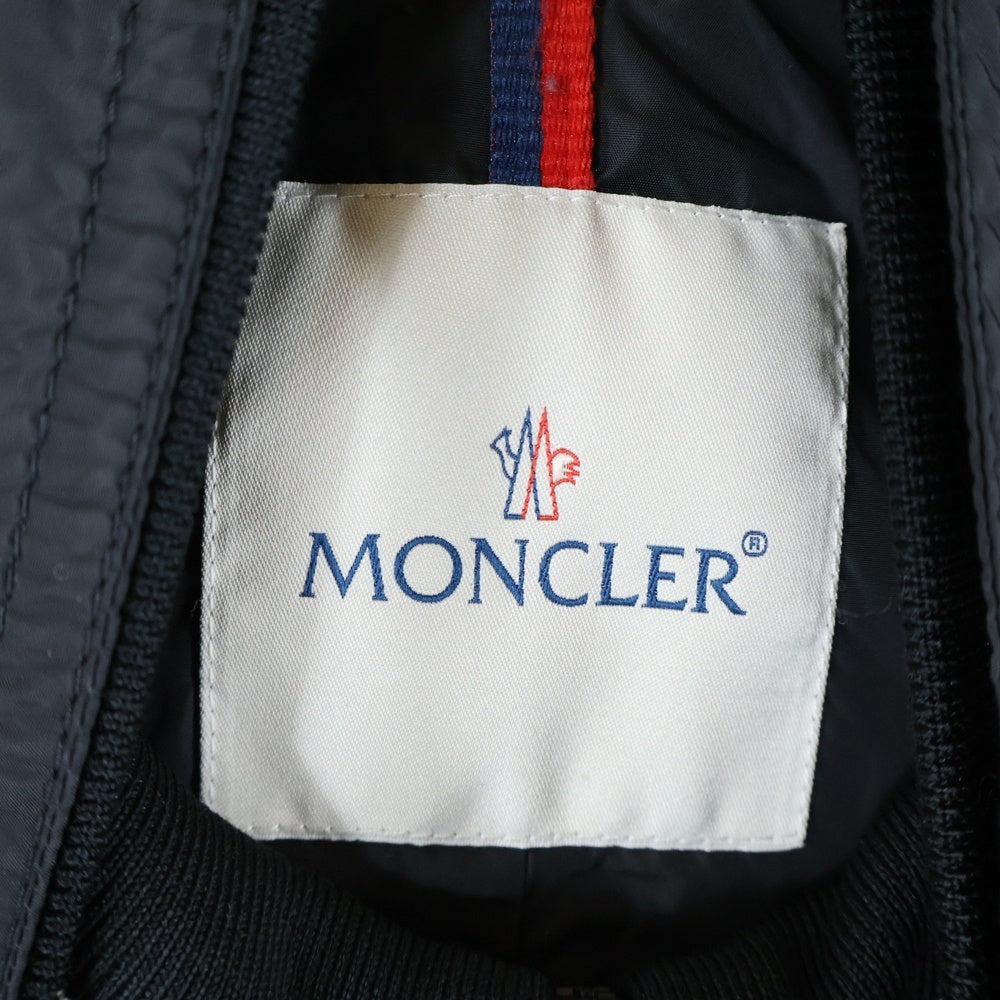 MONCLER(モンクレール) MATE GIUBBOTTO M-65 ナイロンジプアップジャケット ブラック 210914114705