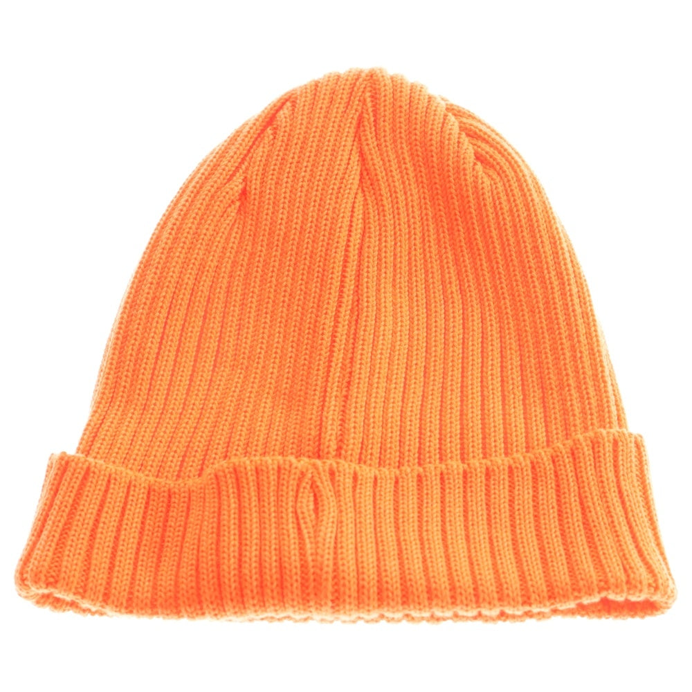 SUPREME(シュプリーム) 24SS Overdyed Beanie スモールボックスロゴ オーバーダイビーニー ニット帽 オレンジ