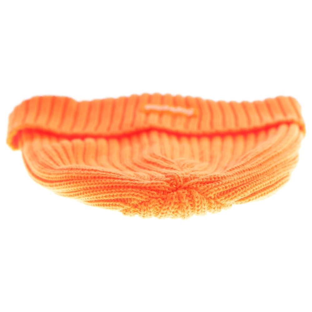 SUPREME(シュプリーム) 24SS Overdyed Beanie スモールボックスロゴ オーバーダイビーニー ニット帽 オレンジ