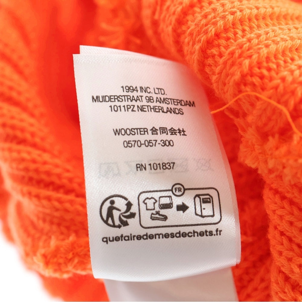 SUPREME(シュプリーム) 24SS Overdyed Beanie スモールボックスロゴ オーバーダイビーニー ニット帽 オレンジ