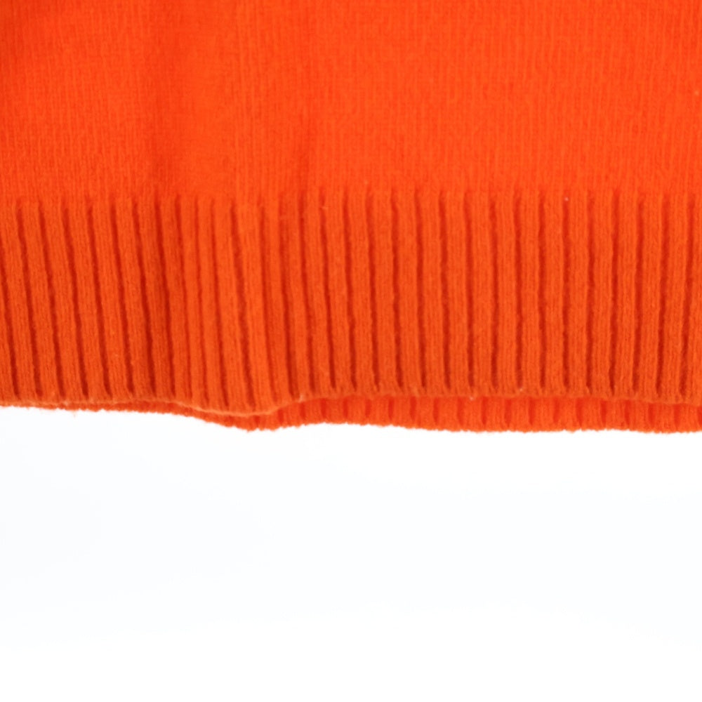 SUPREME(シュプリーム) 22AW Embossed Sweater エンボスロゴ クルーネック長袖ニットセーター オレンジ