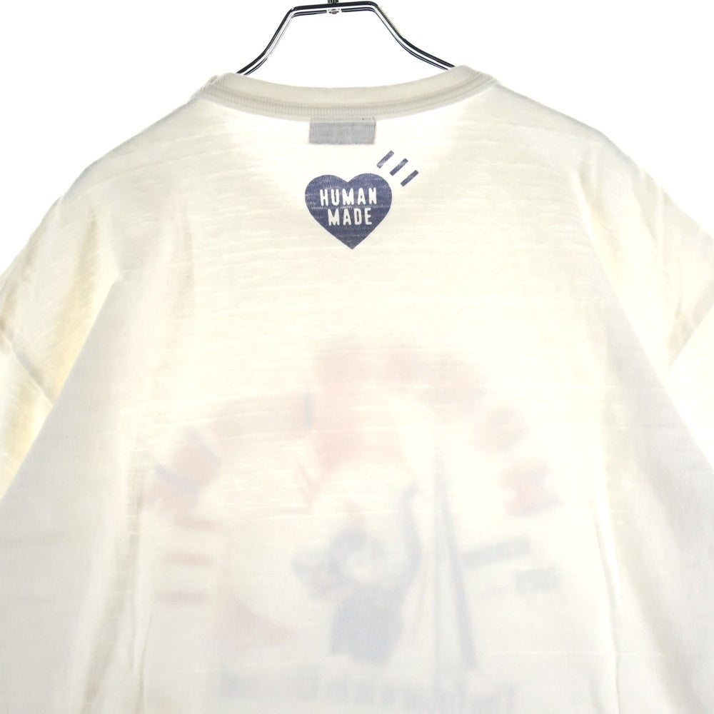 HUMAN MADE(ヒューマンメイド) 25SS GRAPHIC T-SHIRT The Future is in the past 半袖Tシャツ ホワイト