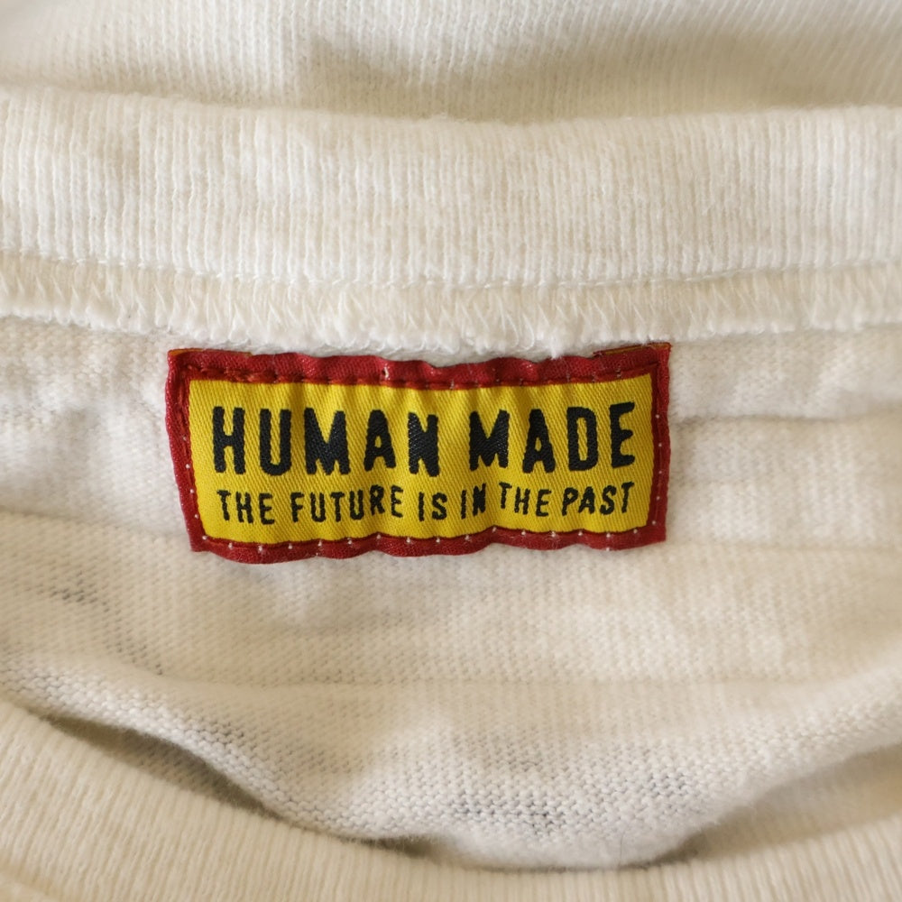 HUMAN MADE(ヒューマンメイド) 25SS GRAPHIC T-SHIRT The Future is in the past 半袖Tシャツ ホワイト