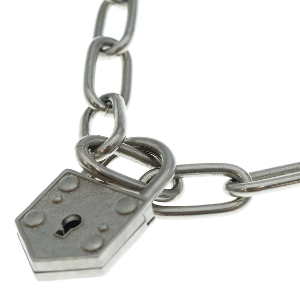 RAF SIMONS(ラフシモンズ) 22AW 南京錠 チェーンネックレス シルバー