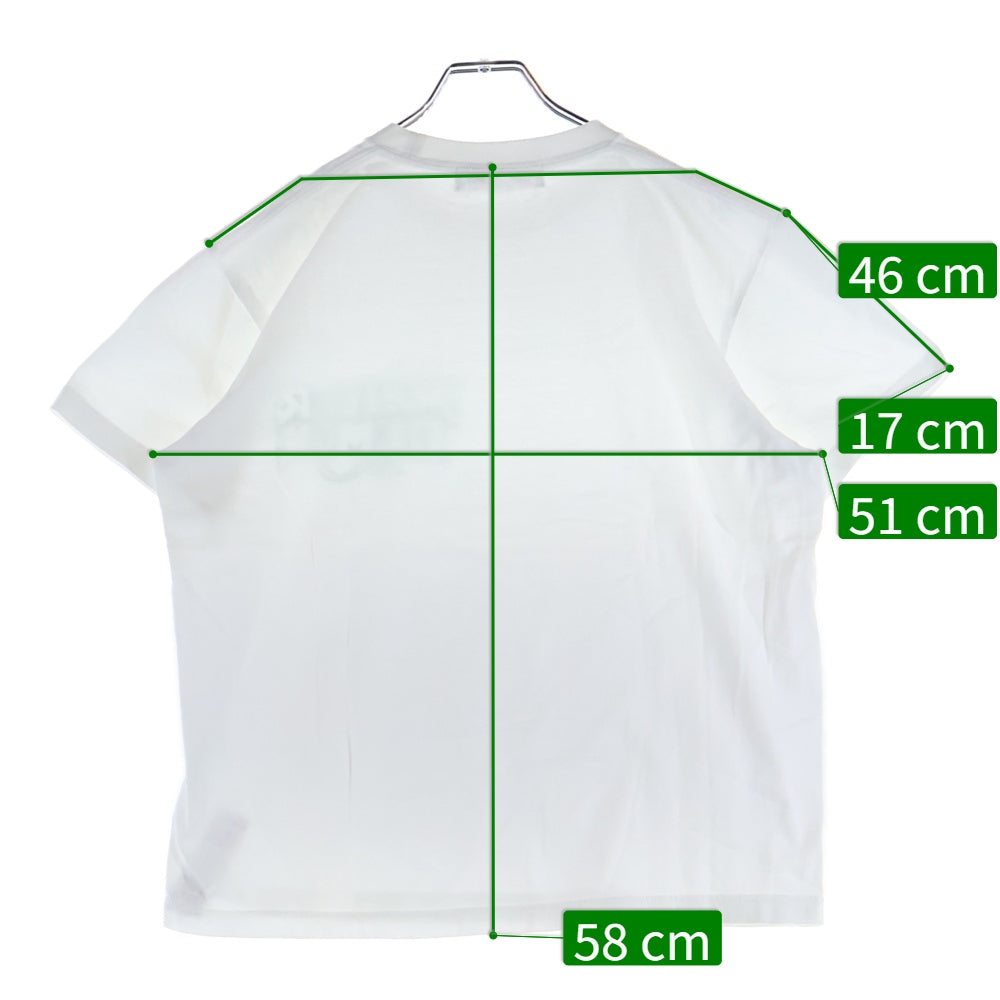 TOGA TOO(トーガ トゥ) MAILER DEMON T-shirt プリントクルーネック半袖Tシャツ TZ241ーJK542 ホワイト