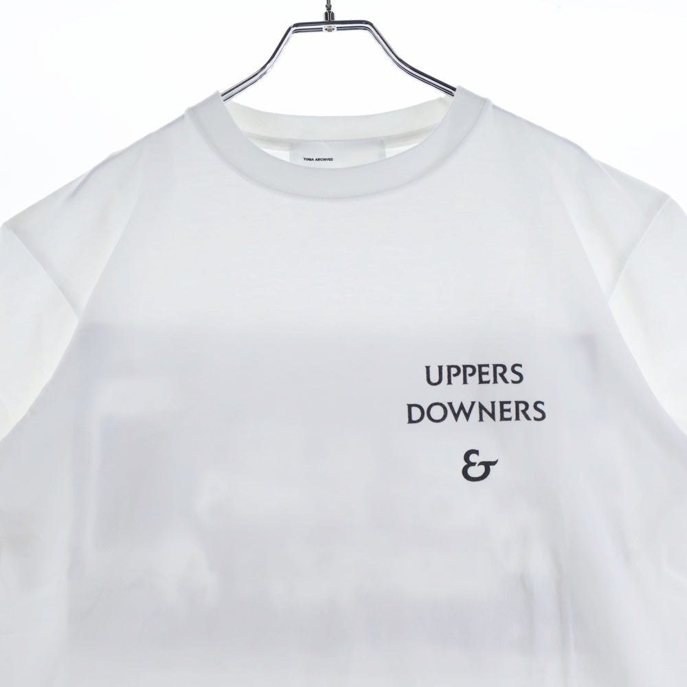 TOGA TOO(トーガ トゥ) TOGA × BOY'S OWN T-shirt 両面プリントクルーネック半袖Tシャツ TC241ーJK514 ホワイト