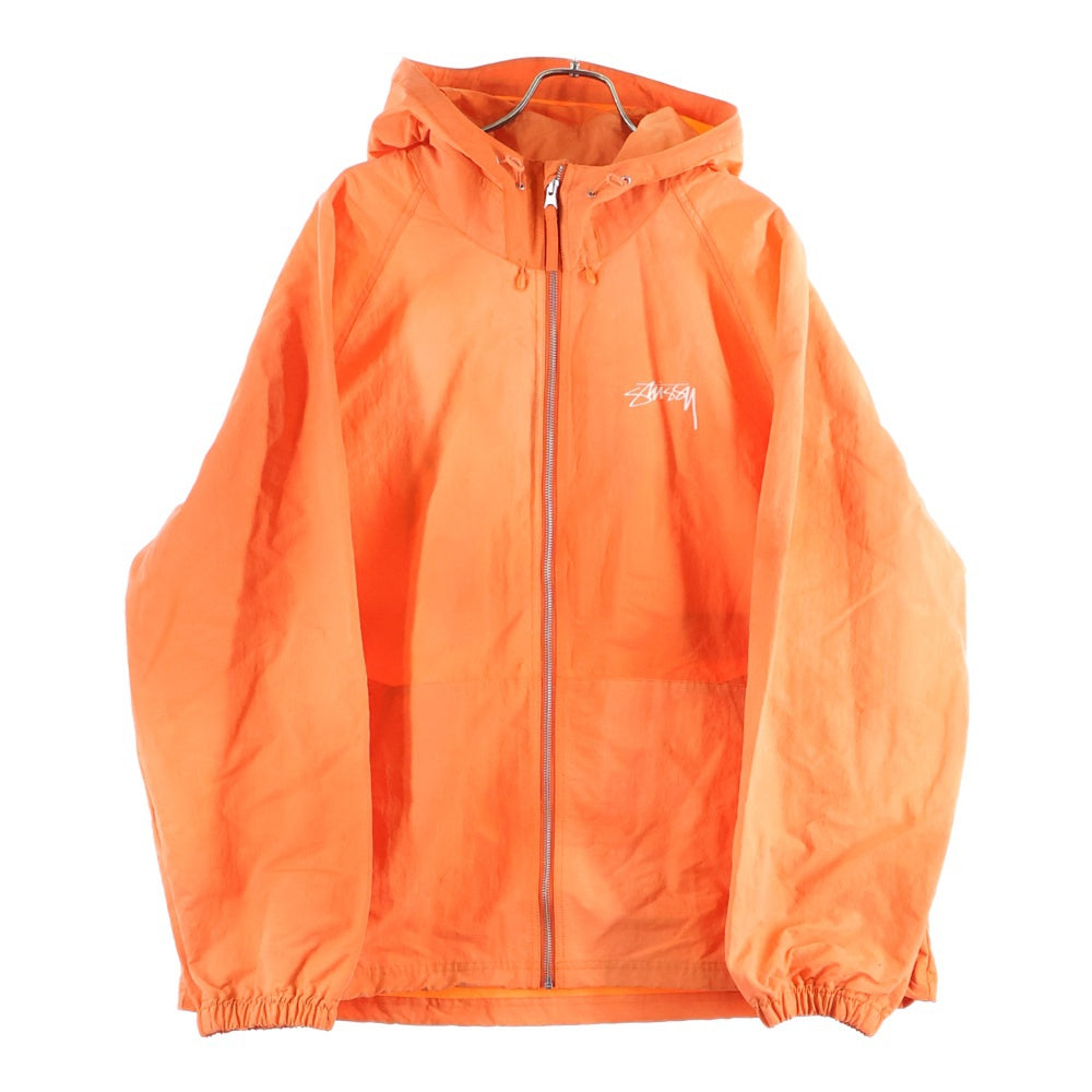 STUSSY(ステューシー) BEACH SHELL WAVE DYE ビーチ ナイロン シェルジャケット オレンジ 115745