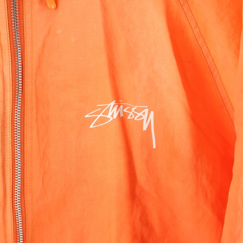 STUSSY(ステューシー) BEACH SHELL WAVE DYE ビーチ ナイロン シェルジャケット オレンジ 115745