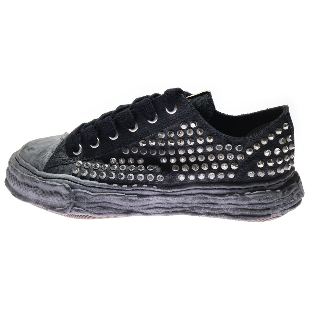 MAISON MIHARAYASUHIRO(メゾンミハラヤスヒロ) PETERSON 23 STUDDED LOW ピーターソン スタッズ ローカットスニーカー ブラック A13FW715
