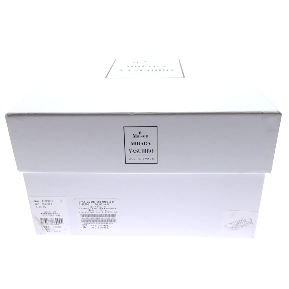 MAISON MIHARAYASUHIRO(メゾンミハラヤスヒロ) PETERSON 23 STUDDED LOW ピーターソン スタッズ ローカットスニーカー ブラック A13FW715