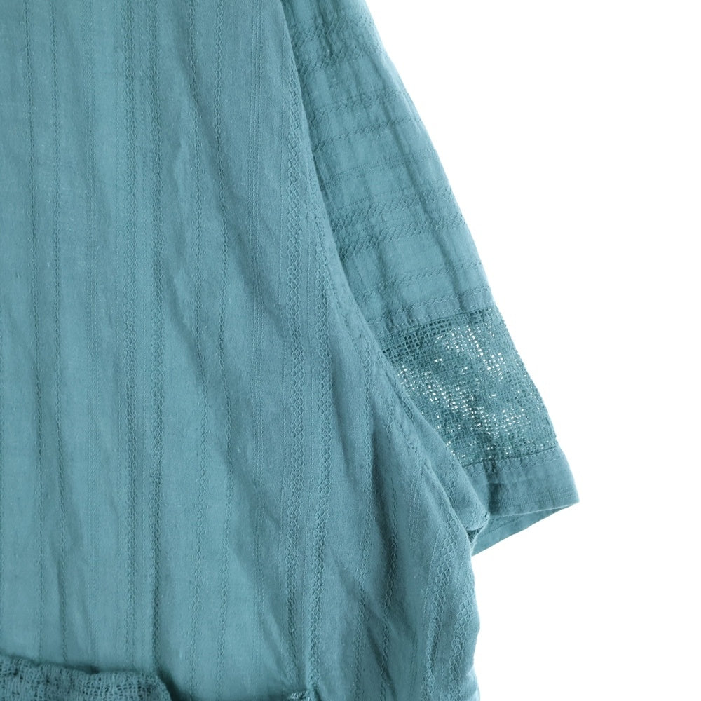 UNION(ユニオン) レースデザイン 半袖シャツ グリーン WSS-202