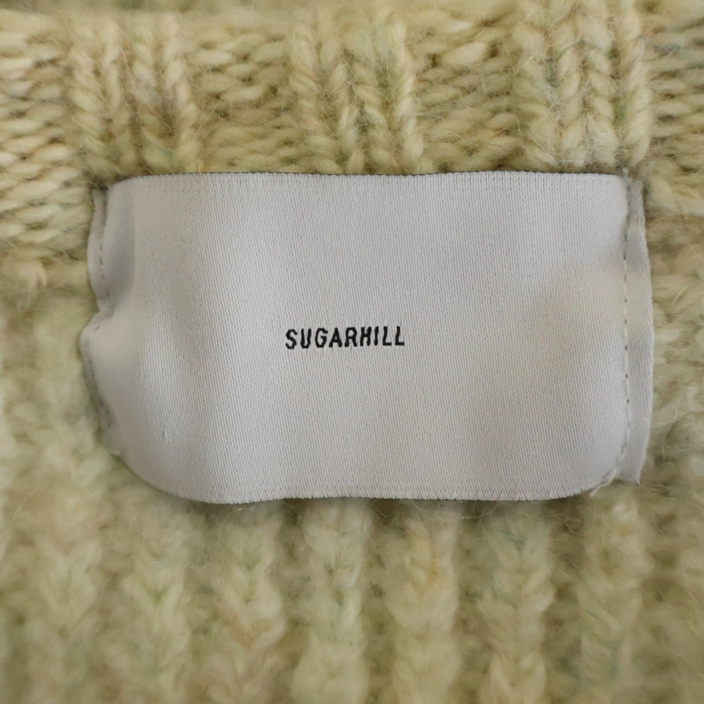 SUGARHILL(シュガーヒル) 21AW MULTICOLOR CABLE BUG KNIT ケーブルニット セーター アイボリー 21AWKN02