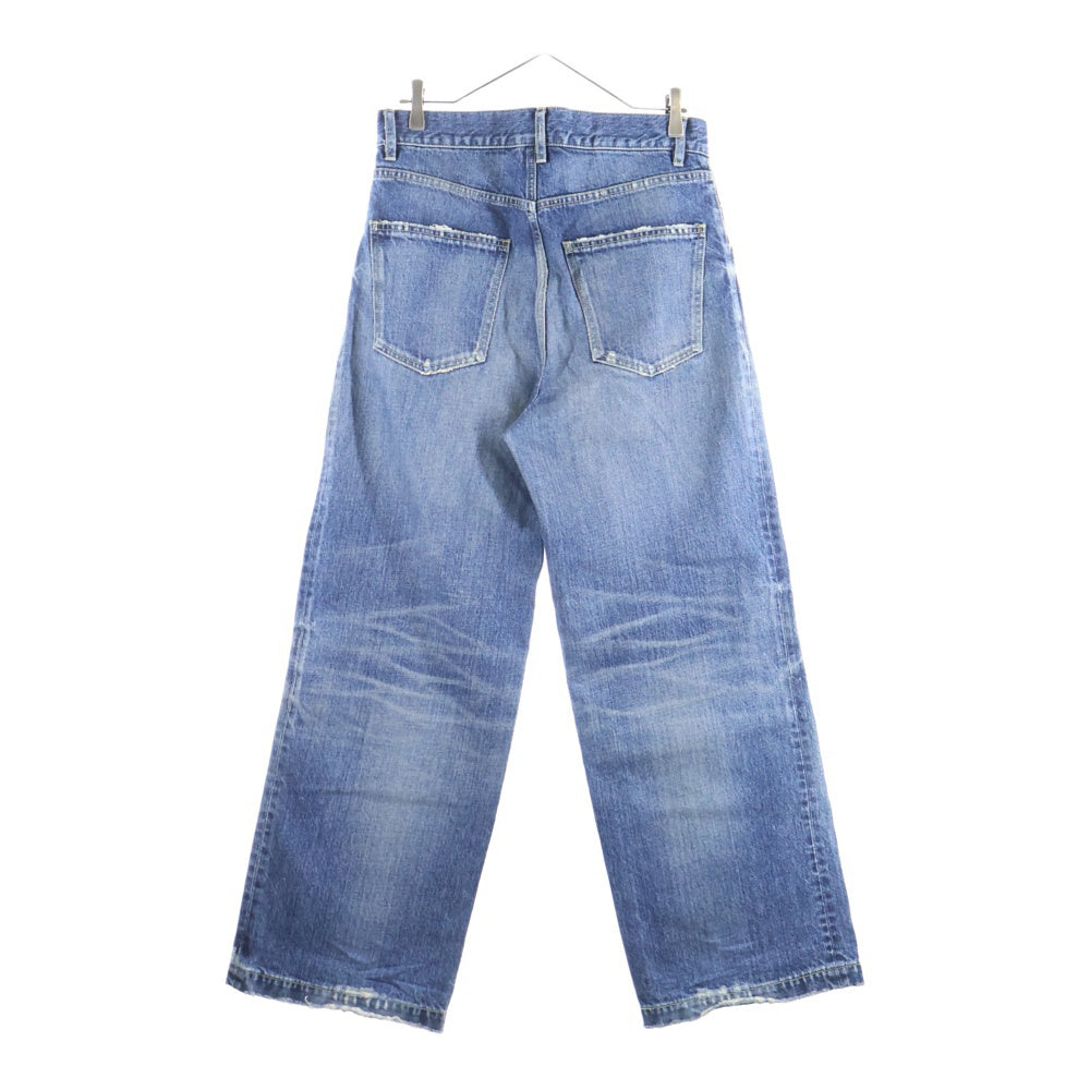 VICTIM(ヴィクティム) ジップフライ ダメージ デニムパンツ インディゴ VTM-24-P-006