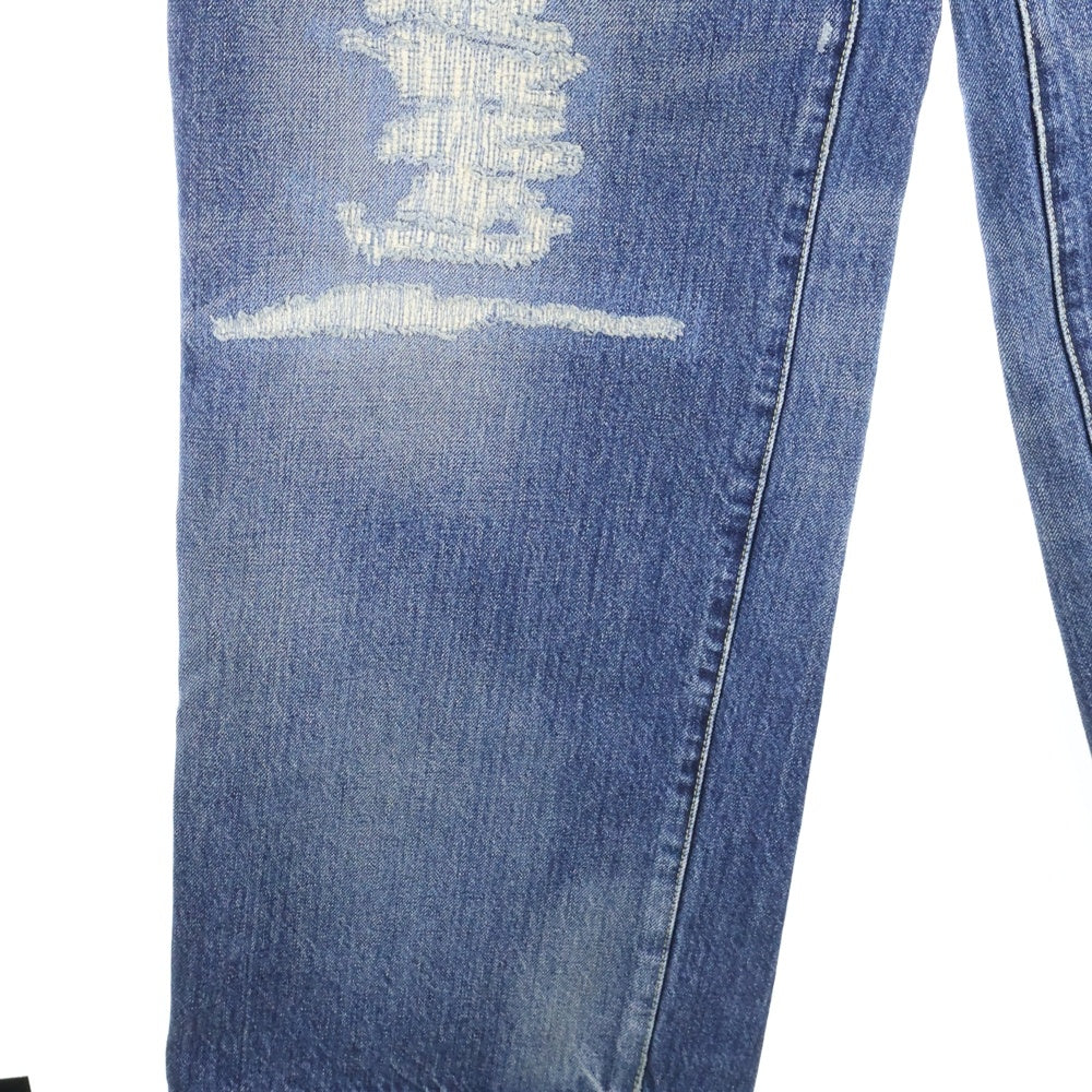 VICTIM(ヴィクティム) ジップフライ ダメージ デニムパンツ インディゴ VTM-24-P-006