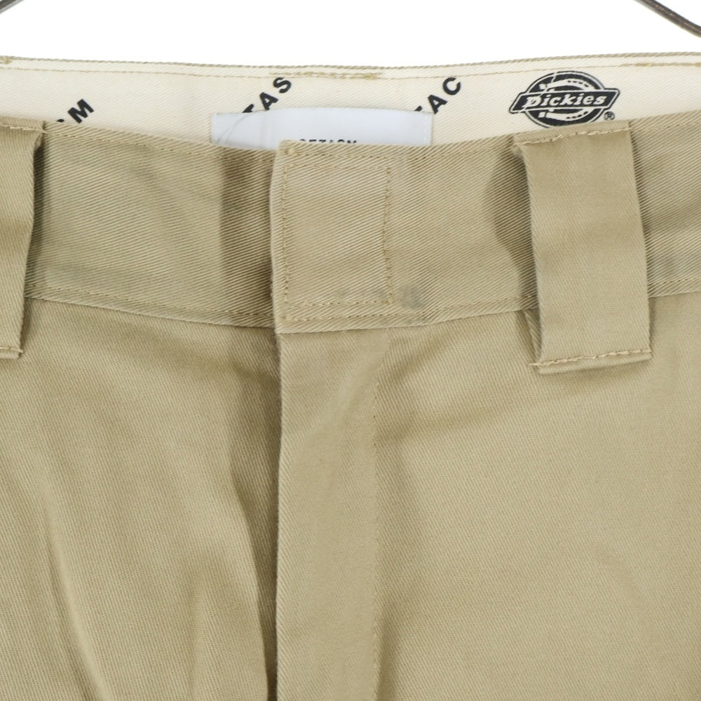 FACETASM(ファセッタズム) ×Dickies ディッキーズ スウェードドッキングワークパンツ ベージュ FNT-PT-U04