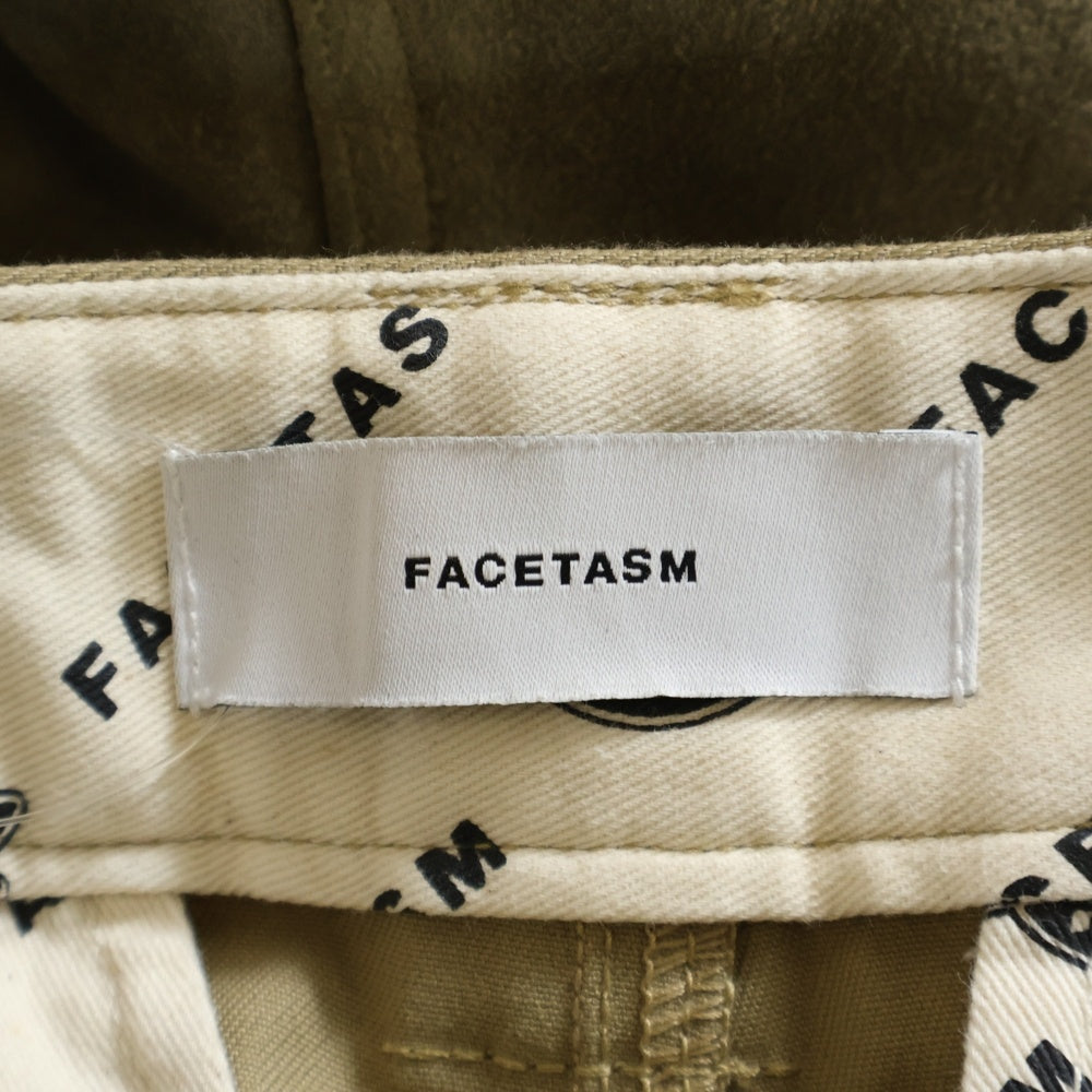 FACETASM(ファセッタズム) ×Dickies ディッキーズ スウェードドッキングワークパンツ ベージュ FNT-PT-U04