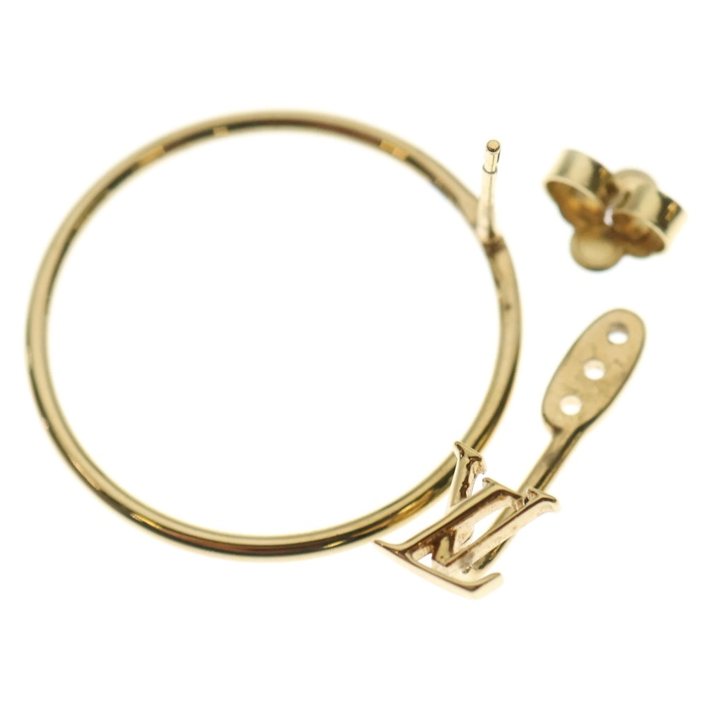 LOUIS VUITTON(ルイヴィトン) ブックル ドレイユ・フープ LV エクリプス ピアス ゴールド