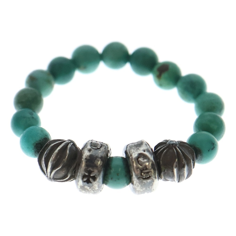 CHROME HEARTS(クロムハーツ) BEAD RING ビーズリング シルバー/ターコイズ