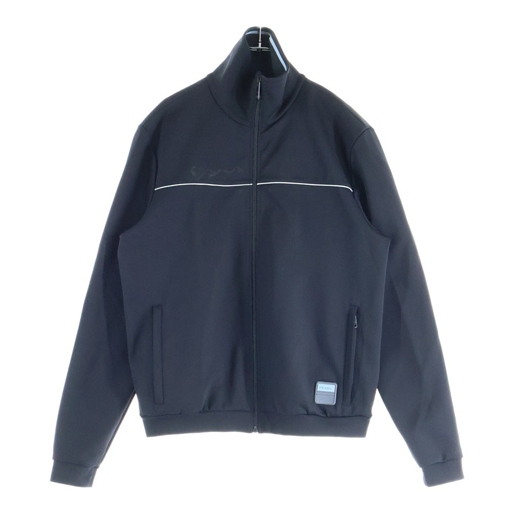 PRADA(プラダ) 19SS ラバーロゴパッチ付き ジップアップトラックジャケット ブラック SJC553 S191 1M03