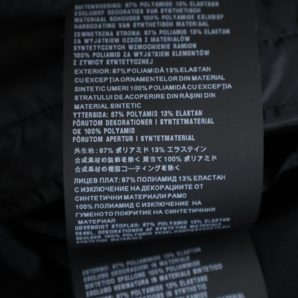 PRADA(プラダ) 19SS ラバーロゴパッチ付き ジップアップトラックジャケット ブラック SJC553 S191 1M03