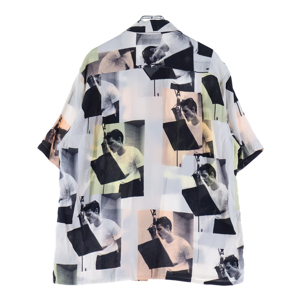 WACKO MARIA(ワコマリア) 22SS CHET BAKER HAWAIIAN SHIRT チェットベイカー レーヨン アロハ半袖シャツ ホワイト/ブラック