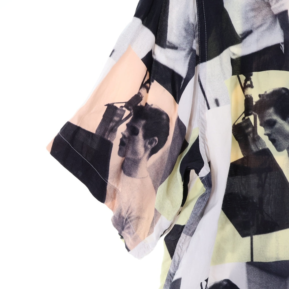 WACKO MARIA(ワコマリア) 22SS CHET BAKER HAWAIIAN SHIRT チェットベイカー レーヨン アロハ半袖シャツ ホワイト/ブラック