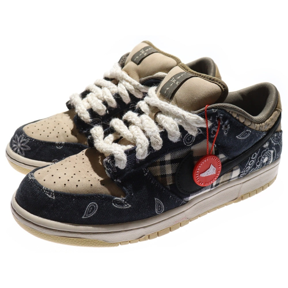 NIKE SB(ナイキエスビー) ×TRAVIS SCOTT SB DUNK LOW PRM QS Cactus Jack CT5053-001 トラヴィススコット SBダンクロー カクタスジャック ローカットスニーカー US9/27cm