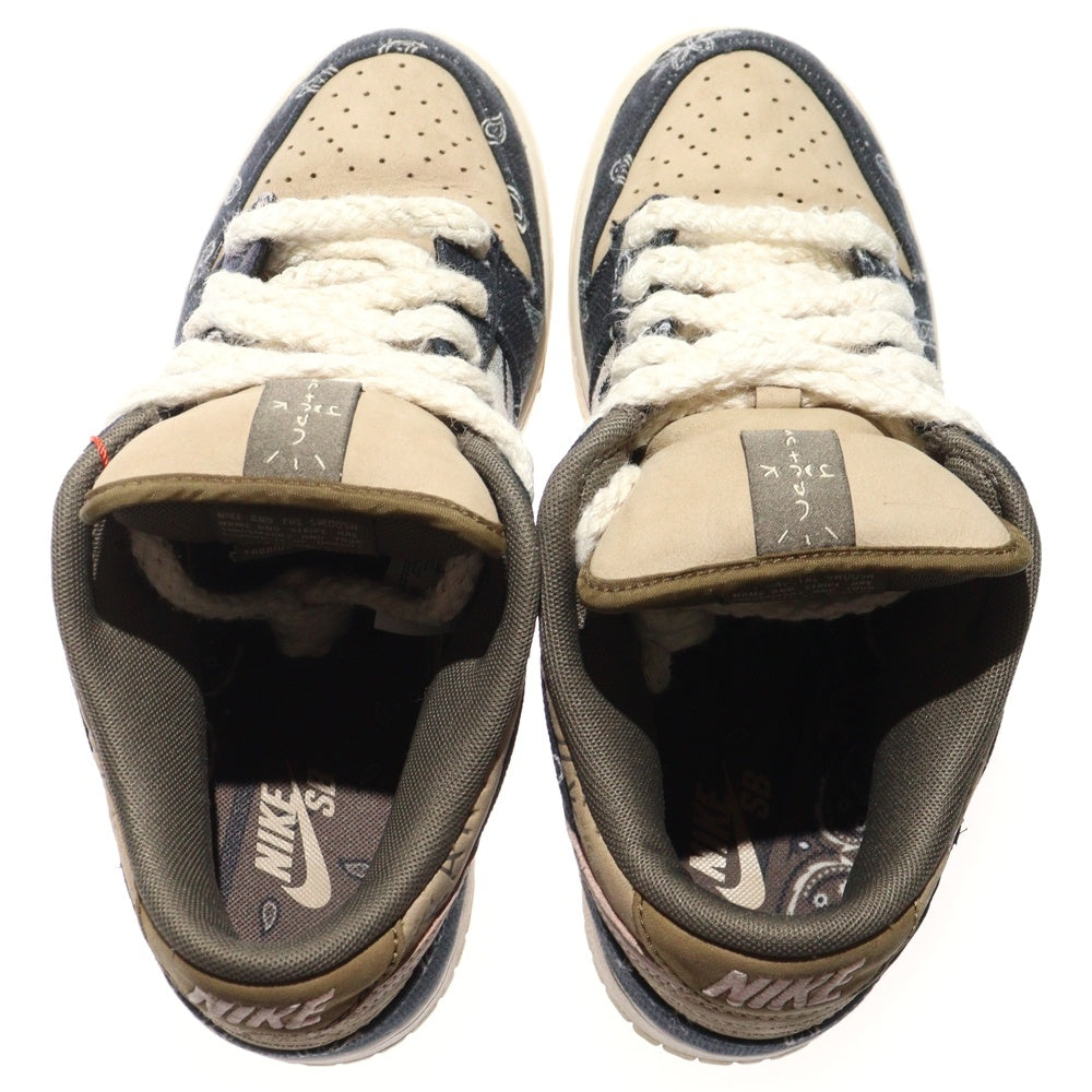 NIKE SB(ナイキエスビー) ×TRAVIS SCOTT SB DUNK LOW PRM QS Cactus Jack CT5053-001 トラヴィススコット SBダンクロー カクタスジャック ローカットスニーカー US9/27cm