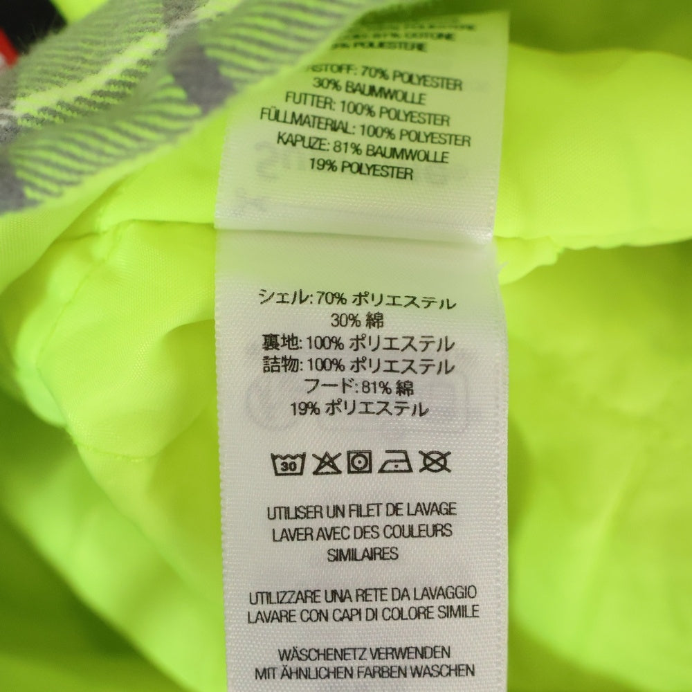 SUPREME(シュプリーム) ×Dickies Zip Up Flannel Shirt ジップアップパーカー フランネルシャツ チェック イエロー/グリーン