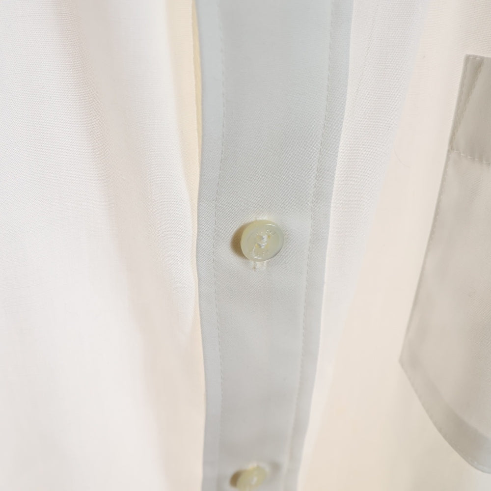 Sacai(サカイ) COTTON POPLIN SHIRT コットン ポプリン 長袖シャツ ホワイト 24-03326M