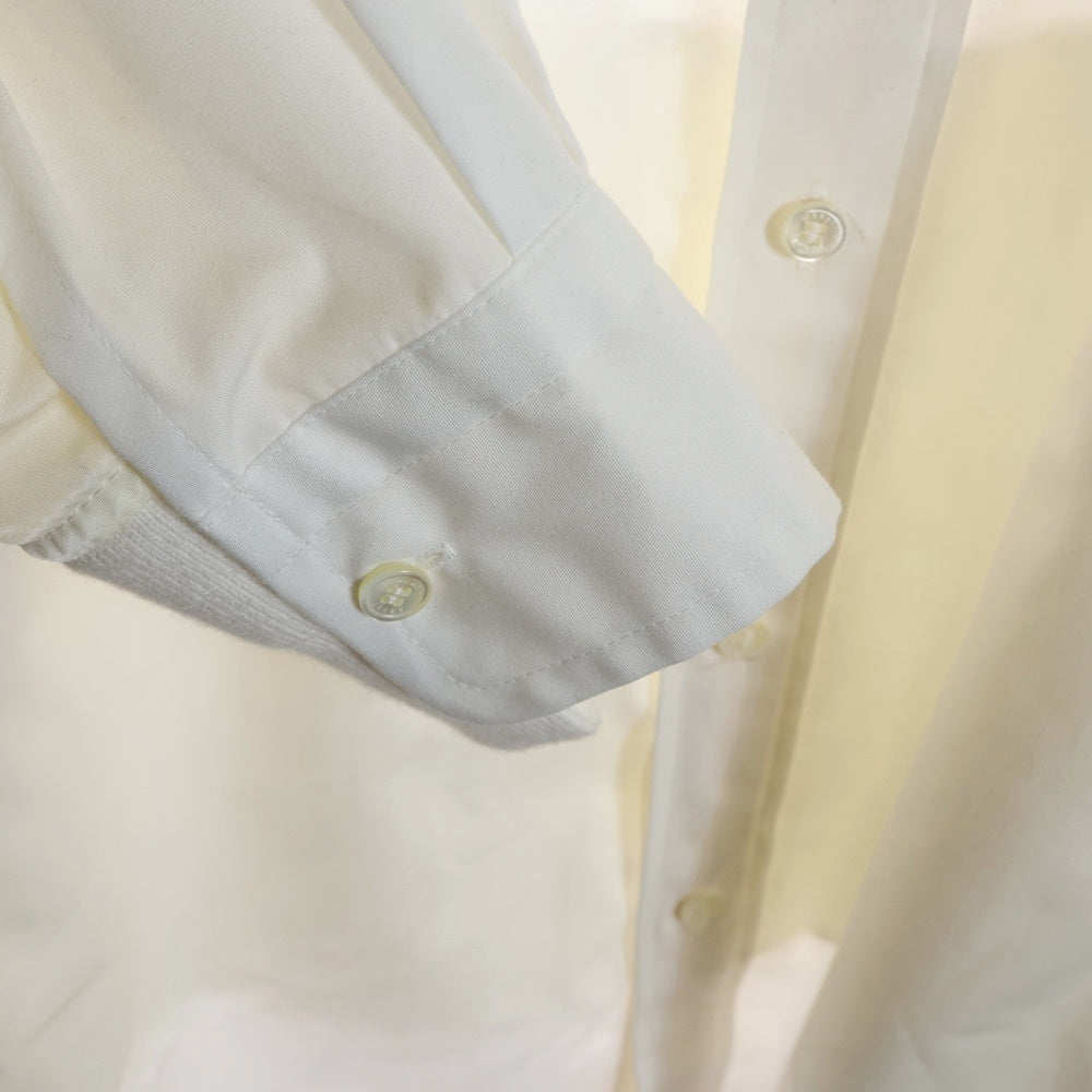 Sacai(サカイ) COTTON POPLIN SHIRT コットン ポプリン 長袖シャツ ホワイト 24-03326M