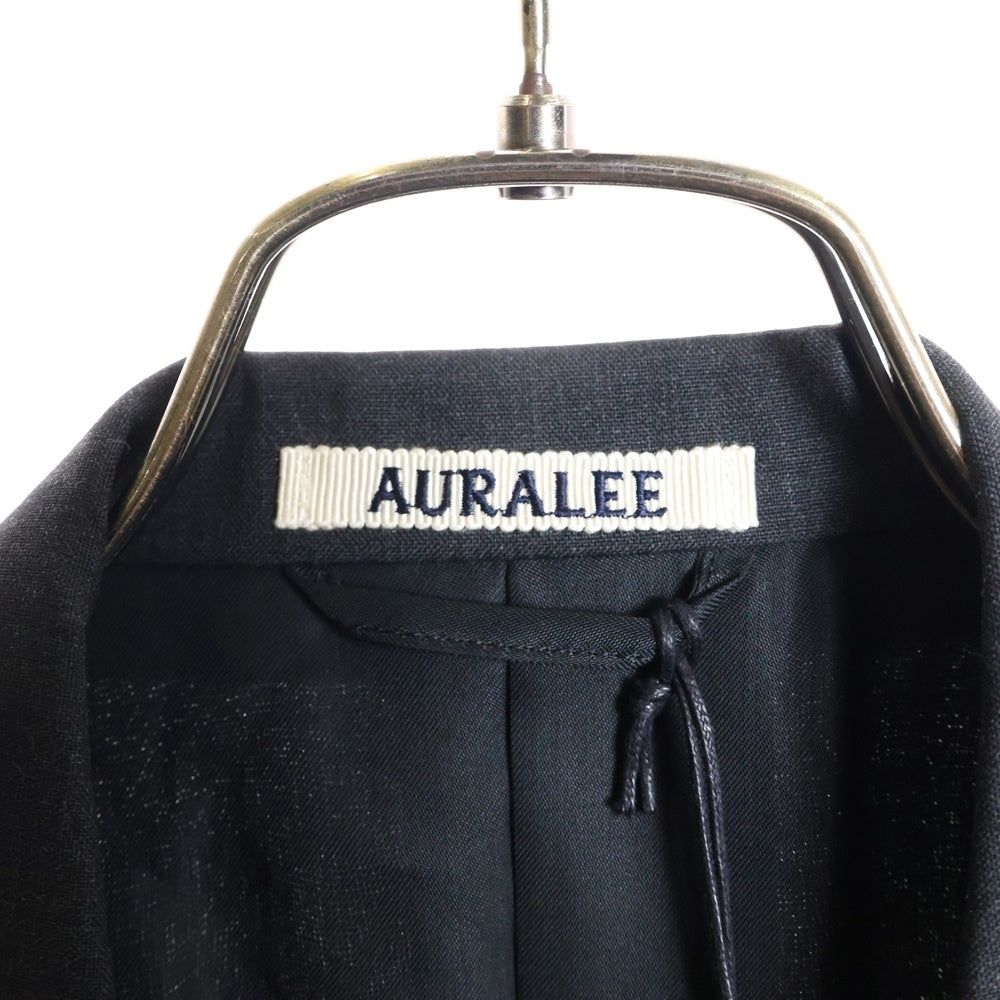 AURALEE(オーラリー) 21SS WASHABLE WOOL TROPICAL JACKET ウォッシャブル ウール トロピカル テーラードジャケット チャコールグレー A21SJ01WH