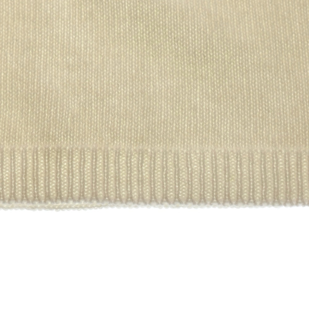 CHANEL(シャネル) ココマーク スパンコール カシミヤニットマフラー 大判 ホワイト