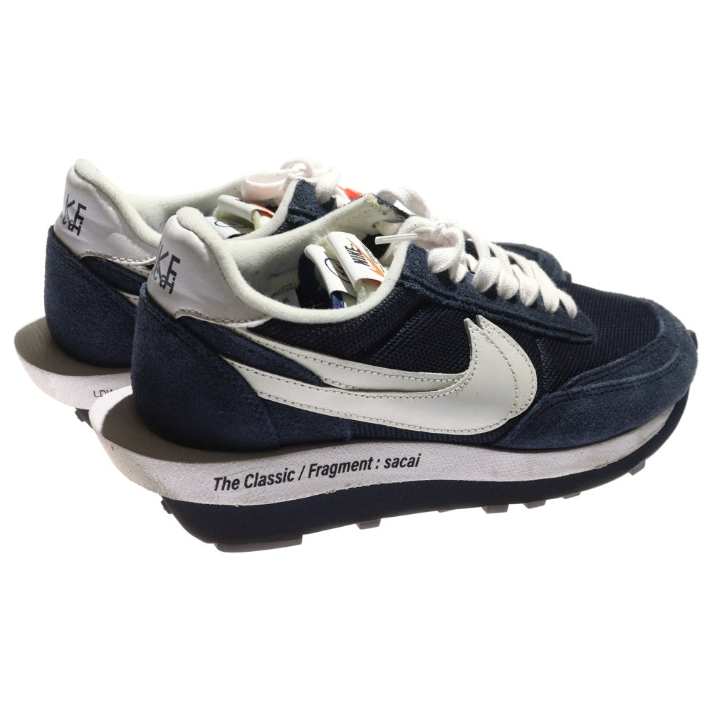 NIKE(ナイキ) ×Sacai ×FRAGMENT DESIGN LD WAFFLE サカイ フラグメントデザイン ローカットスニーカー ネイビー US9/27cm DH2684-400