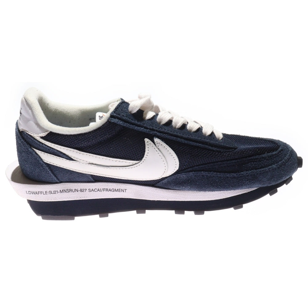 NIKE(ナイキ) ×Sacai ×FRAGMENT DESIGN LD WAFFLE サカイ フラグメントデザイン ローカットスニーカー ネイビー US9/27cm DH2684-400